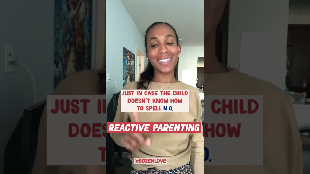 Saying no to your kids like a broken record? Check out this video!