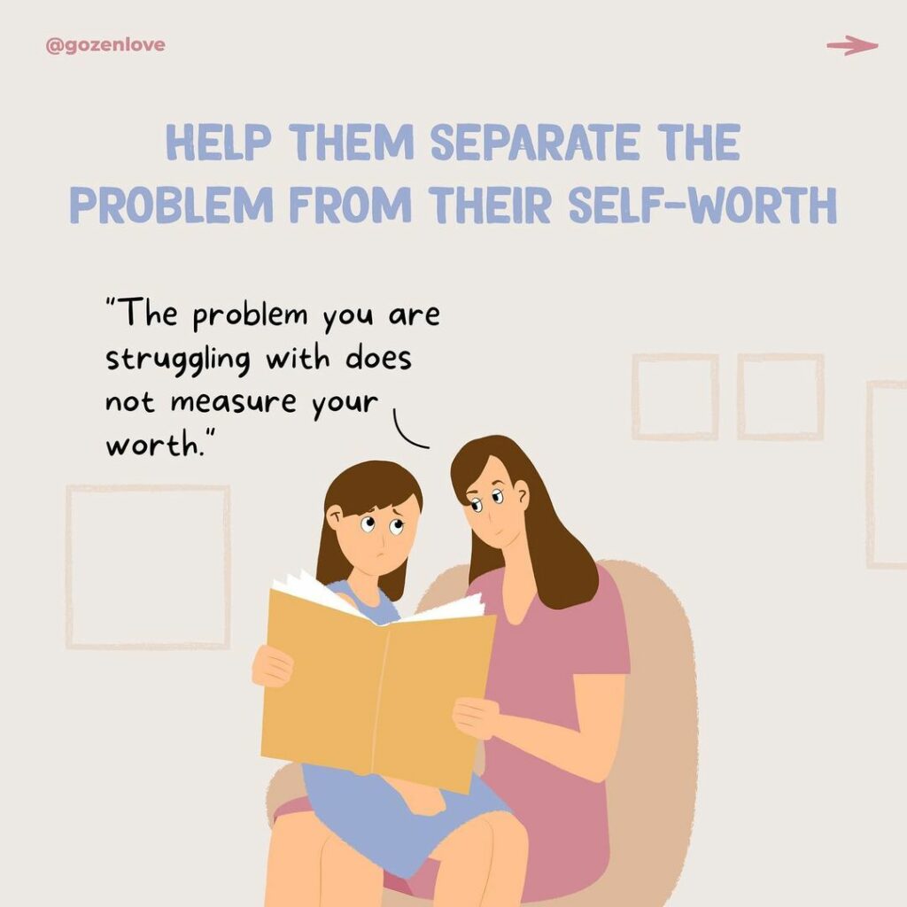 The problem you are struggling with does not measure your worth.