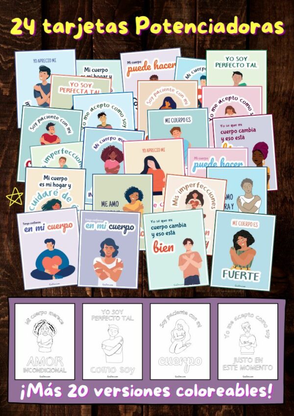 24 tarjetas Potenciadoras
