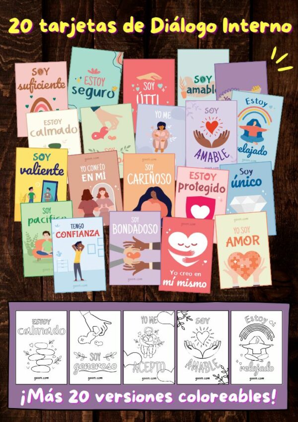 20 tarjetas de Diálogo Interno