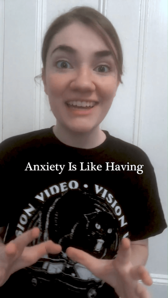 Anxiety is like having a pet monster