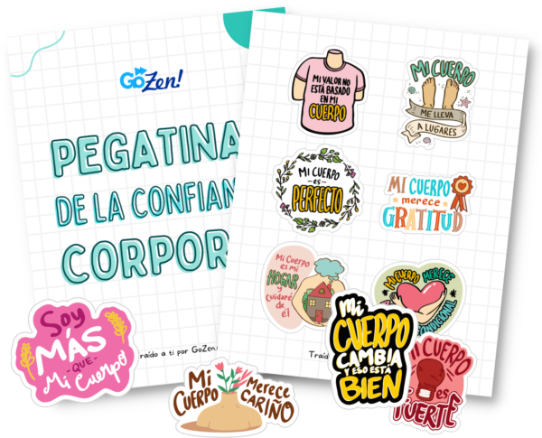 Pegatinas de la Confianza Corporal